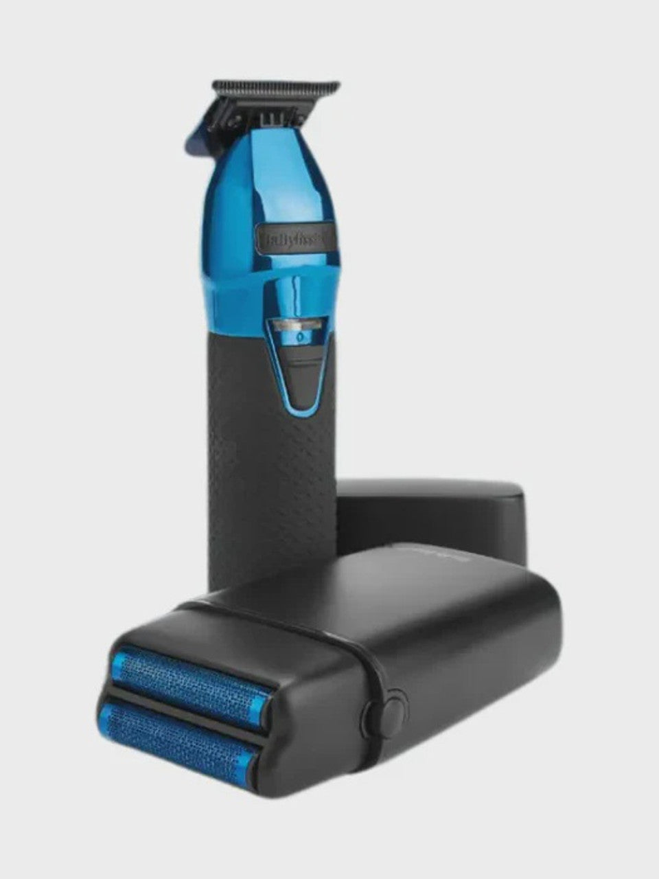 BaBylissPRO LimitedFX Black & Blue Trimmer and Double Foil Shaver Set