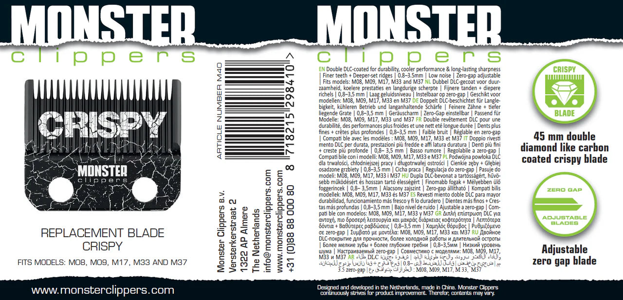 Monster CRISPY CUTTING BLADE (PRE-ORDER)