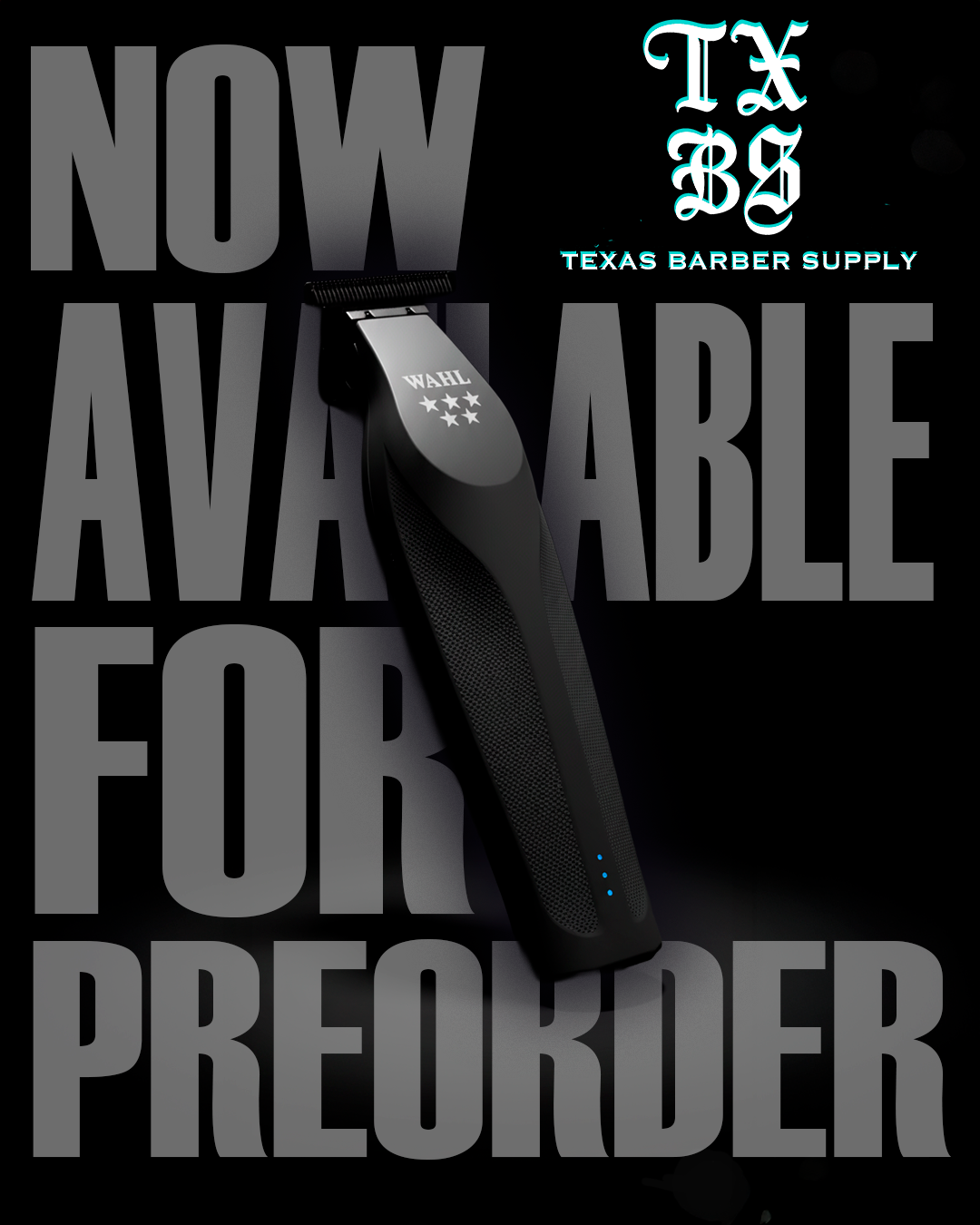 Wahl Professional Limited Edition Matte Black Nightshade Hi-Viz Trimmer (PREORDER)