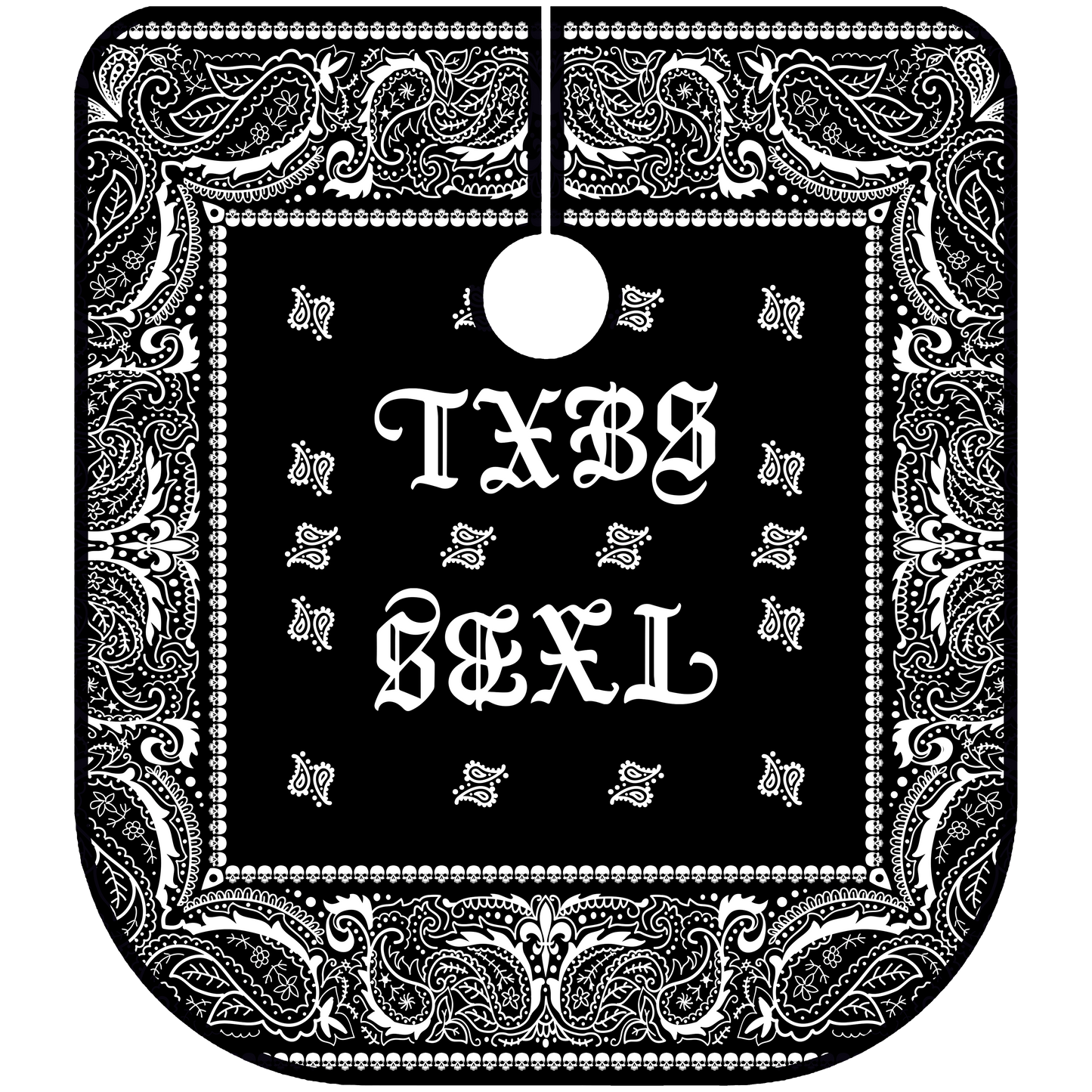 TXBS "BANDANA" BARBER CAPE