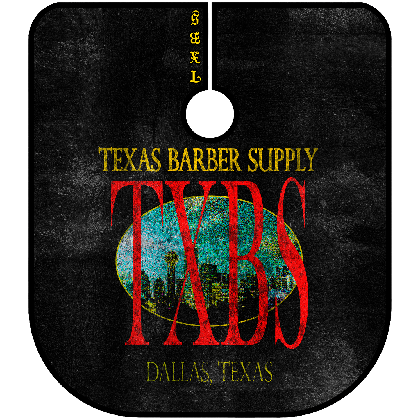 TXBS "THE CITY" BARBER CAPE (BLACK)