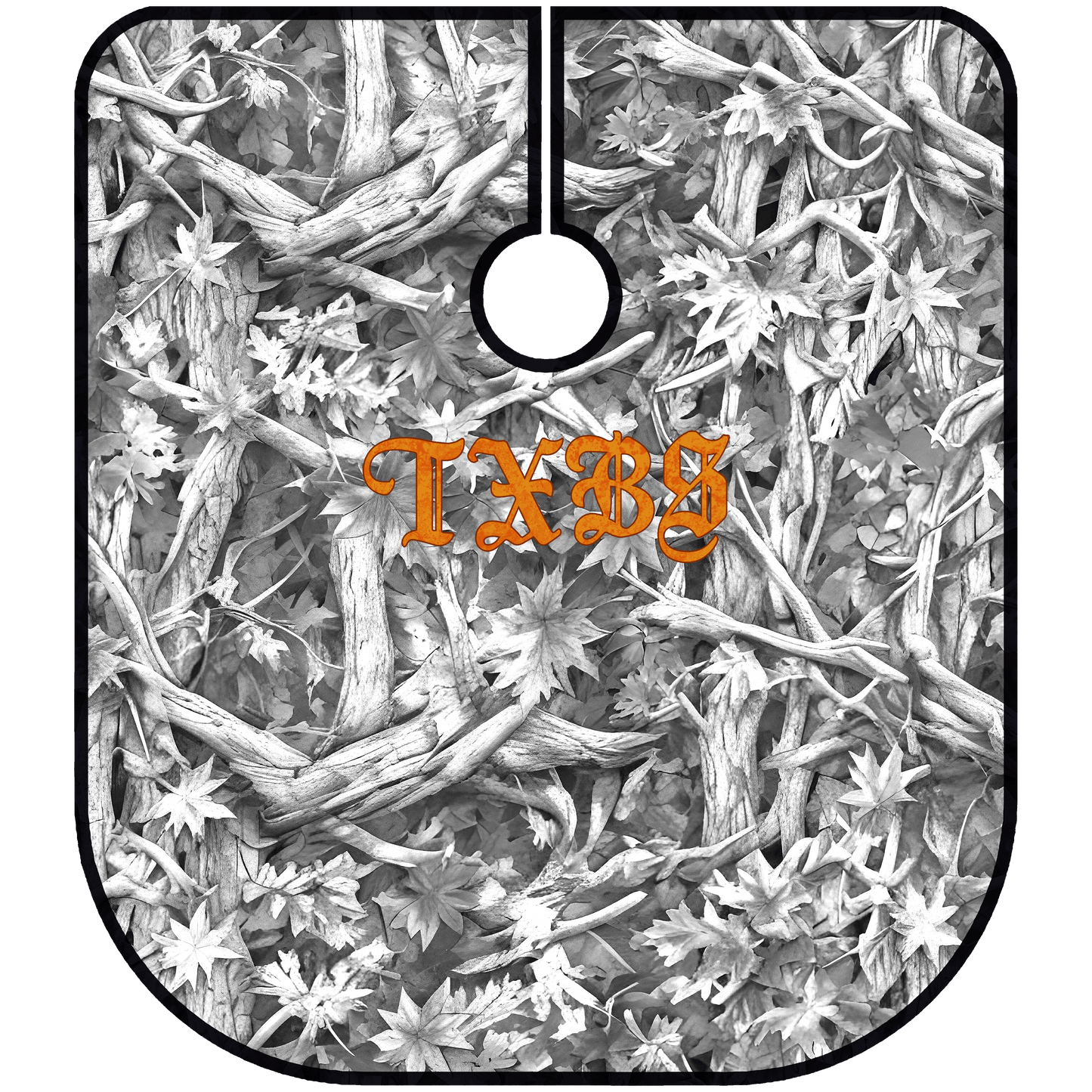 TXBS "WHITE CAMO" BARBER CAPE