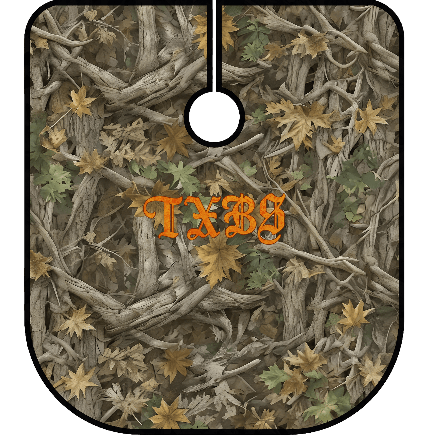 TXBS "CAMO" BARBER CAPE
