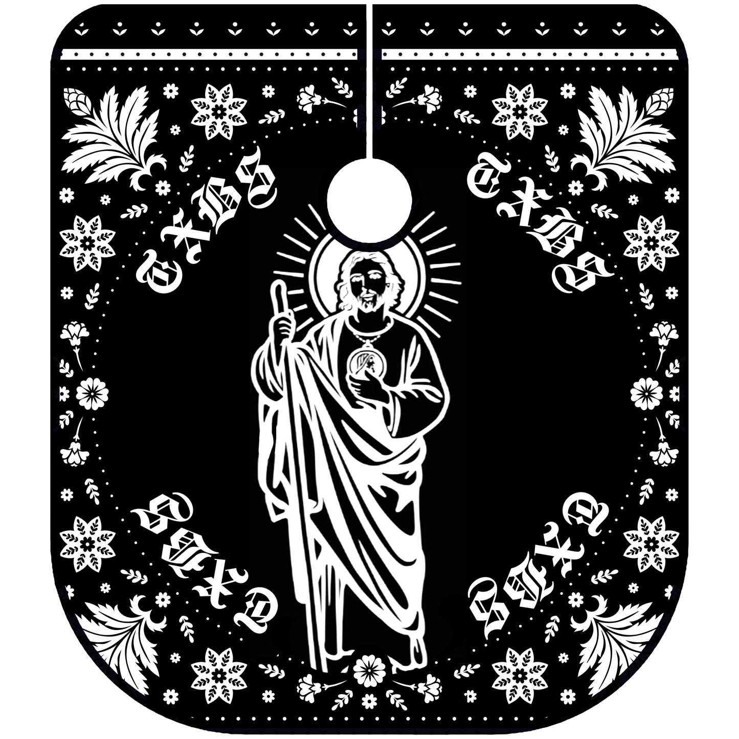 TXBS "SAN JUDAS" BARBER CAPE