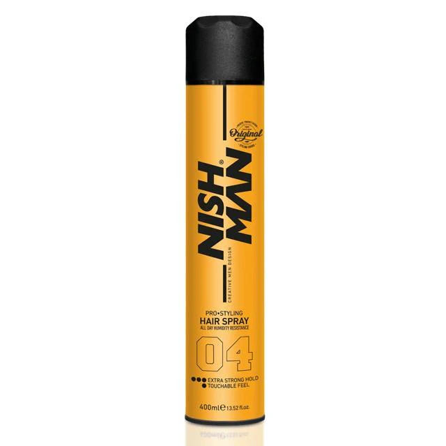 Nishman Hair Styling Spray Series (400 ml, 04 Extra Hold)
